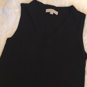 Black sweater tank
